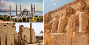 panoramic Egypt and Turkey