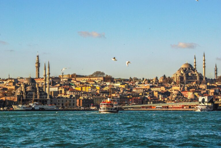 Panoramic mosque in Eminonu, Istanbul